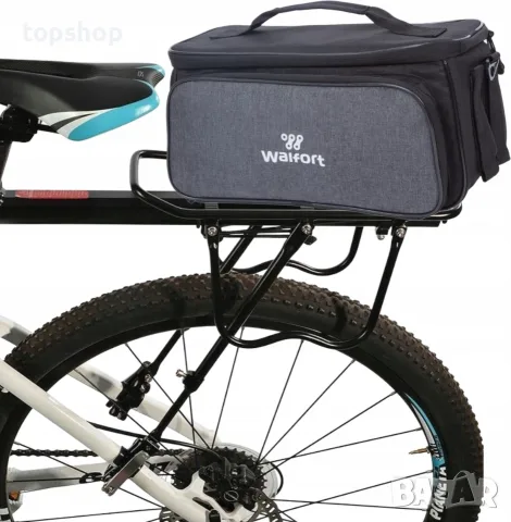 Чисто Нови Дисаги за Велосипед Walfort Trunk Bag (21 Литра), 2 дисаги, 7 литра термо чанта, снимка 4 - Аксесоари за велосипеди - 56022544