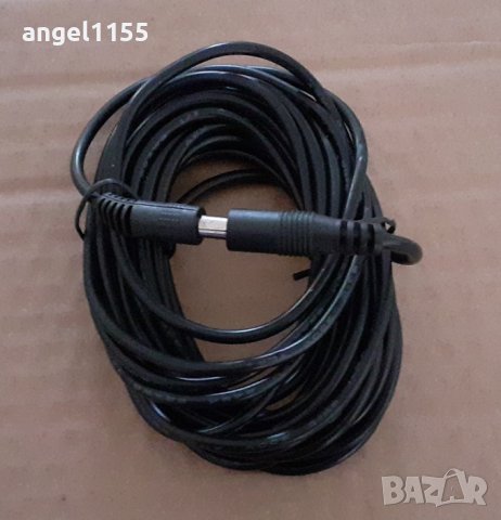 DC удължител захранващ кабел 5м подходящ за всички външни IP камери за видеонаблюдение