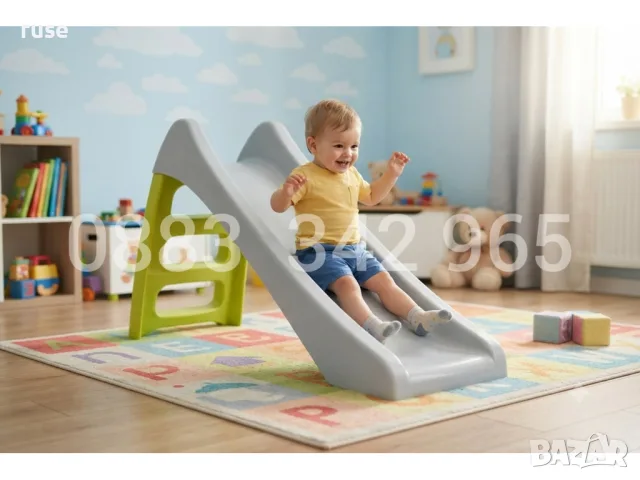 НОВИ! Детска пързалка Mochtoys 2в1 водна пързалка 116см, снимка 4 - Други - 55779264