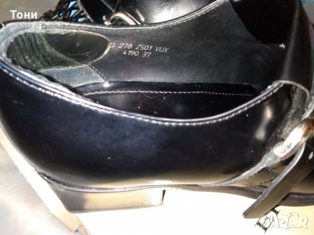 Елегантни обувки  Ermanno Scervino кожа с камъни Swarovski, снимка 16 - Дамски елегантни обувки - 29285897