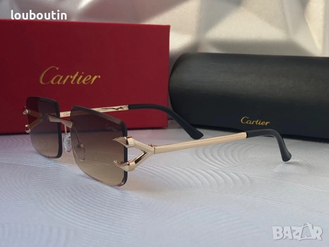 Cartier мъжки дамски слънчеви очила 2 цвята унисекс, снимка 9 - Слънчеви и диоптрични очила - 52915530