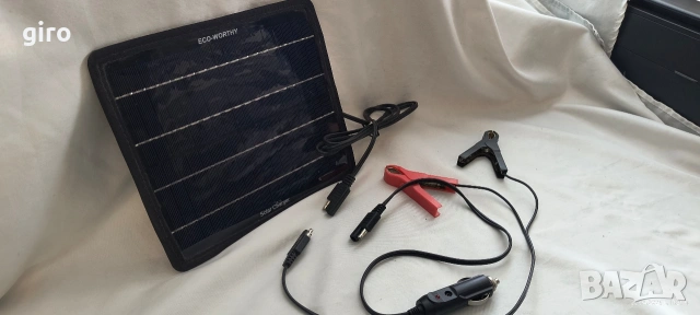 Соларно зарядно ECO-WORTHY 12V за поддръжка на акумулатор
