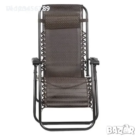 Градински сгъваем шезлонг, градински стол, снимка 6 - Къмпинг мебели - 50690133