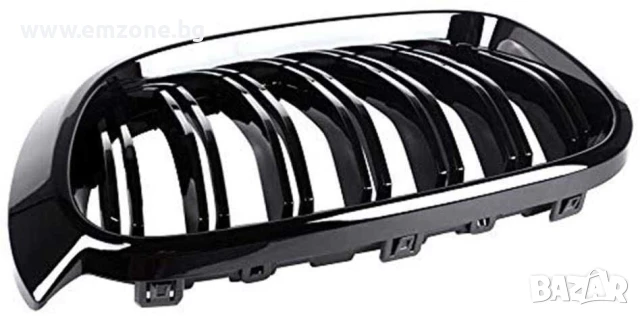 Двойни M Бъбреци Решетки за BMW X3 X4 F25 F26 БМВ Черен Гланц 2010-2014, снимка 3 - Аксесоари и консумативи - 50558977
