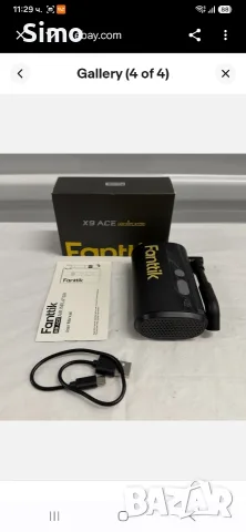 Fanttik X9 Ace Mini Electric Bike Pump, снимка 2 - Аксесоари за велосипеди - 56096130