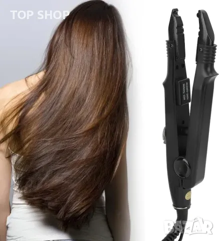 Професионален уред за поставяне на кичури/ екстеншъни NOOF, снимка 5 - Преси за коса - 48477018