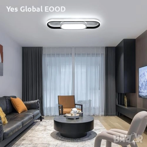 Riserva LED плафон 30W 6500K черен, снимка 7 - Лед осветление - 53983302