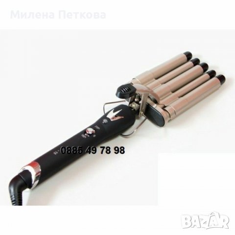 Ретро маша/преса за къдрици Sonar SN-15 с керамично покритие, къдрене, снимка 4 - Преси за коса - 37266387