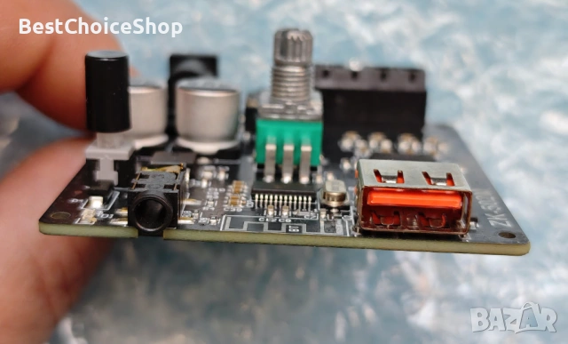 Bluetooth аудио усилвател 2x50W AUX USB ZK-502M, 12,30 €, снимка 5 - Ресийвъри, усилватели, смесителни пултове - 53079004