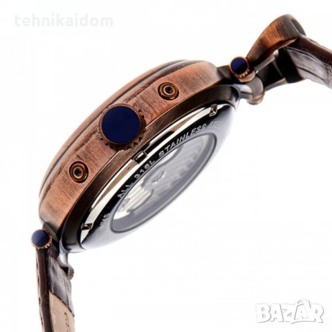 Мъжки ръчен механичен часовник Heritor Ganzi herhr3308 -50% , снимка 7 - Водоустойчиви - 30200023