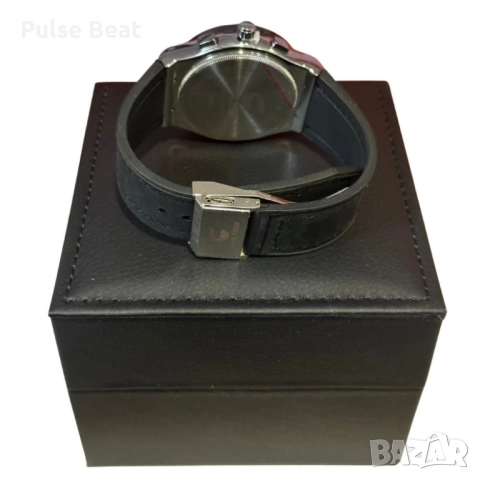Луксозен мъжки часовник със стилен циферблат, снимка 3 - Мъжки - 52055355