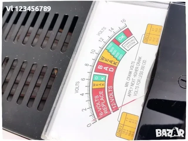 Товарна Вилка - Тестер за акумулатори (6V-12V, 200-1000А) Forsage F-8310 , снимка 4 - Други инструменти - 53877133