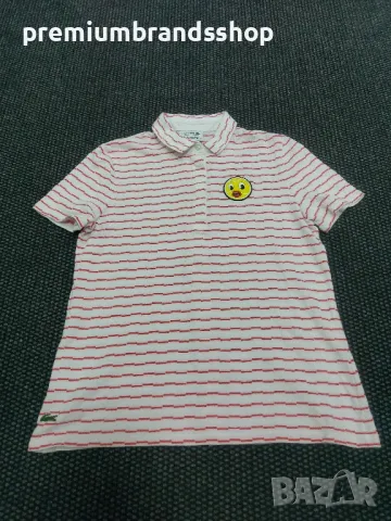 Lacoste дамска тениска с яка M/L размер 