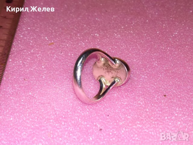 ВЕЛИКОЛЕПЕН СКЪПОЦЕНЕН СРЕБЪРЕН ПРЪСТЕН СРЕБРО 925 BG с ГОЛЯМ ПОЛИРАН КАРНЕОЛ РЪЧНА АРТ РАБОТА 42082, снимка 8 - Пръстени - 44314942