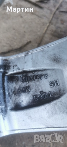 Алуминиеви джантиъс DEZENT 17 5Х112 ET 30 8j, снимка 8 - Гуми и джанти - 52891996