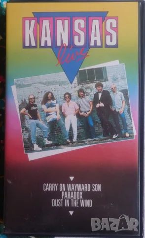 Видео касети VHS INXS, Kansas, Metallica, Kiss цени в обявата, снимка 4 - Плейъри, домашно кино, прожектори - 56092306