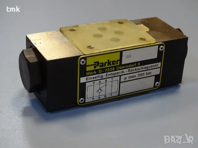 Хидравличен възвратен клапан Parker CPOM2AA30 hydraulic pilot operated check valve 350Bar