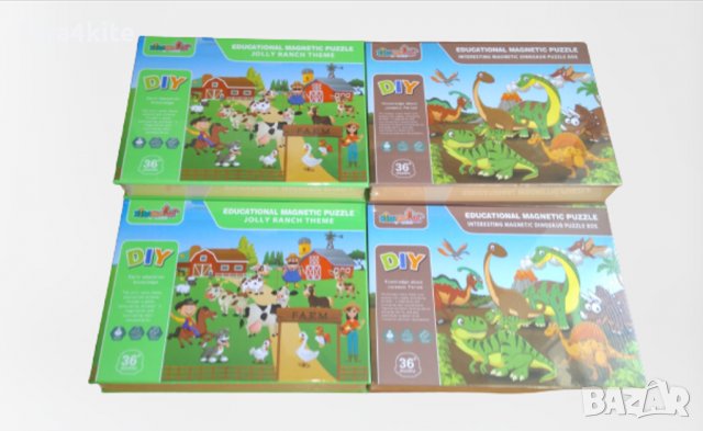 НОВО! Дигитална дървена кутия с магнити на динозаври, снимка 2 - Образователни игри - 38416991