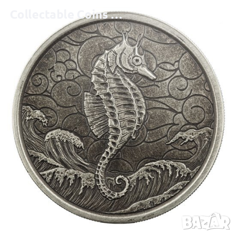 инвестиционно сребро 1 унция морско конче, снимка 1