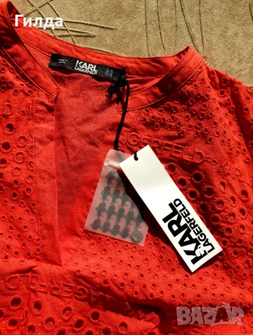 Karl Lagerfeld рокля памук 36, снимка 13 - Рокли - 51224406