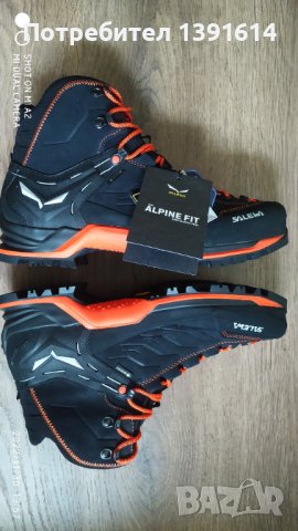 Salewa MTN Trainer Mid GTX Asphalt/Fluo Orange , снимка 1 - Спортни обувки - 38851744