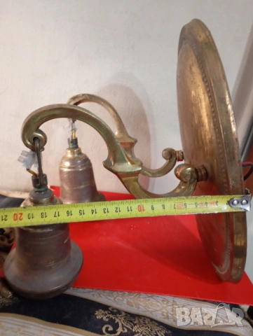 масивен бронзов аплик за стена арт деко, снимка 6 - Лампи за стена - 29237398