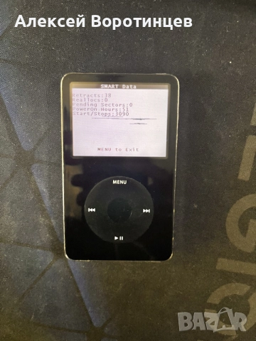 Рядък Apple iPod 5.5 Gen (Enhanced) 80GB - Перфектен диск (Rockbox), снимка 3 - iPod - 55842271