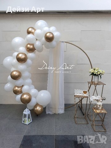 Украса за Сватва/Арка с цветя, снимка 10 - Декорация - 42349626