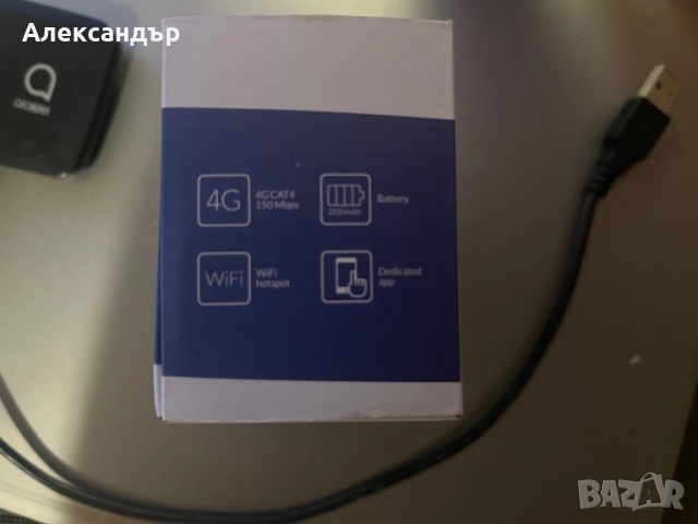 Alcatel Link Zone MW45V2 4G LTE бисквитка за мобилен рутер интернет WiFi Hotspot 150mbps, снимка 4 - Рутери - 52109881