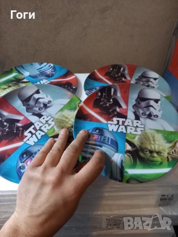 Детски Чинии на STAR WARS 4 броя 
