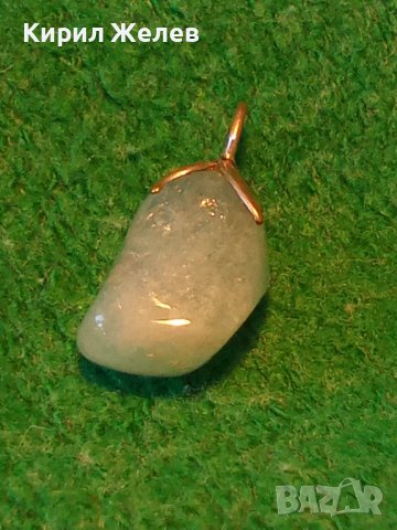 СТАР МЕДАЛЬОН НАТУРАЛНО ПОЛУСКЪПОЦЕННО КАМЪЧЕ в ПОСРЕБРЕН МЕСИНГОВ ОБКОВ 34970, снимка 12 - Антикварни и старинни предмети - 40500017