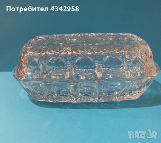 Henkel.France. Съд за масло. Кристал.