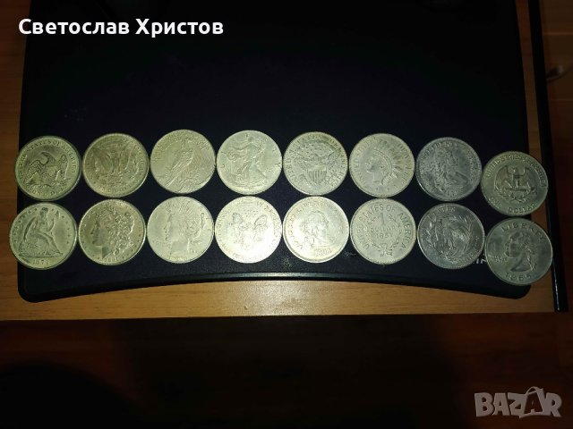 Продавам Американски долари монети - имитация
