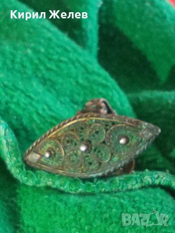 18 ВЕК ВЪЗРОЖДЕНСКИ ФИЛИГРАНЕН с ГРАНУЛАЦИЯ СРЕБЪРЕН ПРЪСТЕН КУЮМДЖИЙСКА УНИКАЛНА ИЗРАБОТКА 24462, снимка 18 - Антикварни и старинни предмети - 34854452