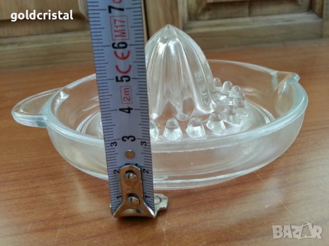 Стъклена лимоноизтисквачка, снимка 4 - Антикварни и старинни предмети - 36991996