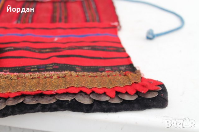 Детска престилка  от народна носия с 29 сребърни монети, снимка 4 - Антикварни и старинни предмети - 38830385