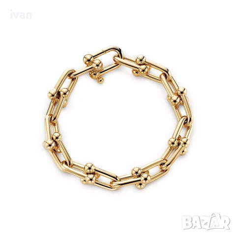 гривна Tiffani 18к позлата в кутия 15 см