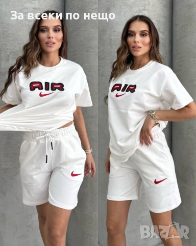 Nike Air Дамски Летен Спортен Комплект🔝Дамски Спортен Екип Найк Еър - 6 Цвята Код A711, снимка 3 - Комплекти - 50945707