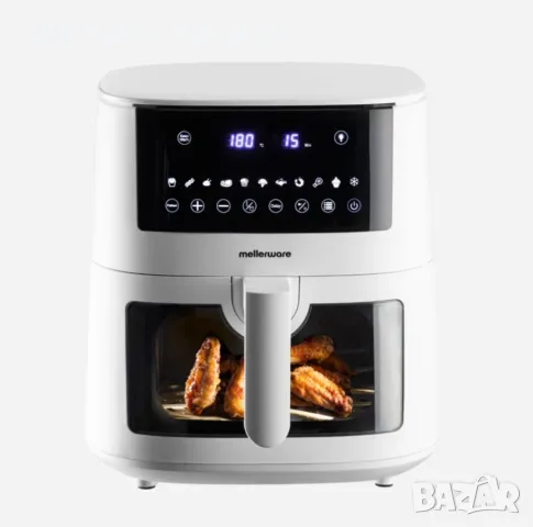 Еърфраер Mellerware Crunchy Plus 7, бял, нов, снимка 1