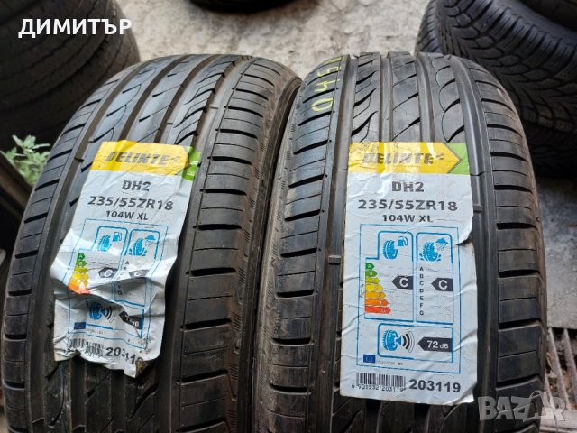 2бр.нови гуми DELINTE 235/55/18 104W DOT 3315, снимка 1 - Гуми и джанти - 37898573