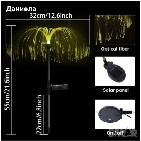Комплект соларни лампи за градина, снимка 9 - Соларни лампи - 53337468