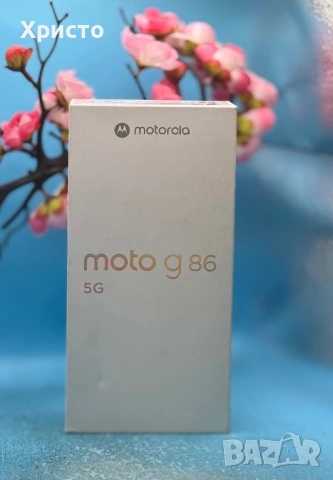 НОВО!!! Motorola g86 Power, Dual SIM, 256GB, 12GB RAM, 5G, PANTONE Spellbound (dark blue) , снимка 4 - Motorola - 54222610