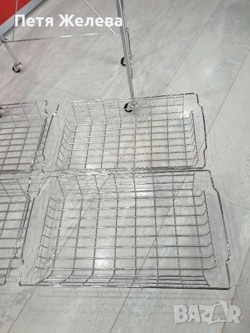 Сгъваем метален стелаж на колела , снимка 7 - Други стоки за дома - 53321509