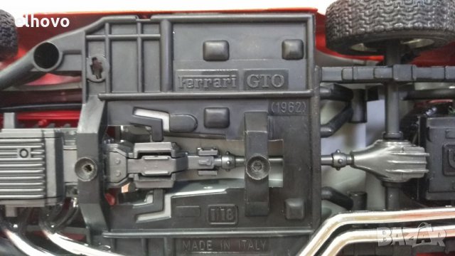 Метална количка Ferrari GTO(1962) Burago 1:18, снимка 8 - Колекции - 34366490