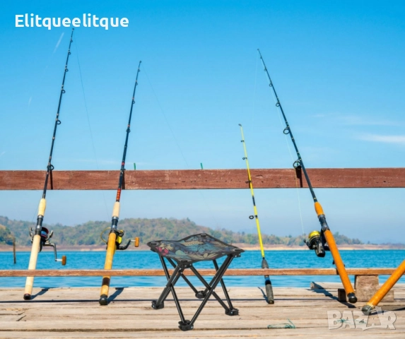 Преносима сгъваема табуретка за къмпинг, туризъм, риболов, плаж, снимка 10 - Къмпинг мебели - 52182545