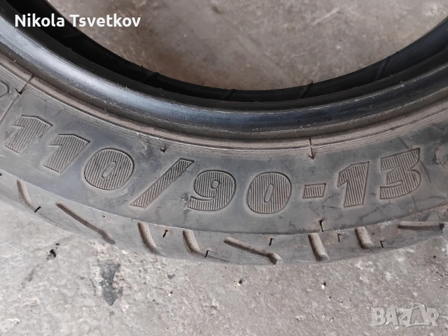 110/90-13 Michelin City Grip, снимка 4 - Гуми и джанти - 54076879