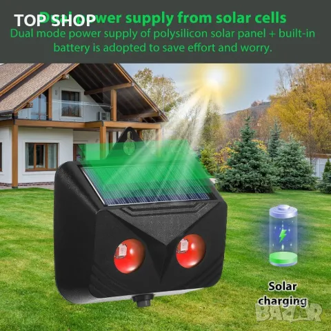 2 броя репелент за животни, контролни светлини за прогонване на животни, снимка 2 - Други - 49500429