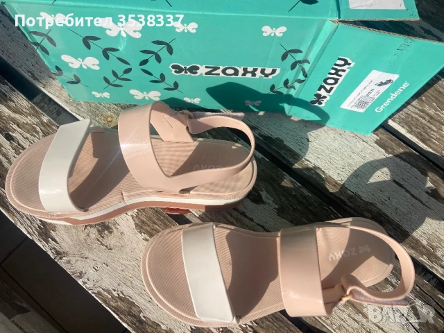 Бразилски сандали Zaxy (Ipanema), 38 номер, платформа, снимка 2 - Сандали - 51173433