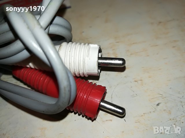 АУДИОКАБЕЛ ЧИНЧОВЕ 1МЕТЪР ВНОС SWISS 0202231314, снимка 12 - Други - 39527359