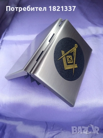 Държач за карти с масонски символи , снимка 11 - Портфейли, портмонета - 53365742